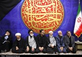 مراسم وداع با پیکر شهید علی و مرتضی لاریجانی در قم