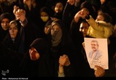 مراسم وداع با پیکر شهید علی و مرتضی لاریجانی در قم