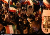 مراسم وداع با پیکر شهید علی و مرتضی لاریجانی در قم