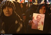 مراسم وداع با پیکر شهید علی و مرتضی لاریجانی در قم