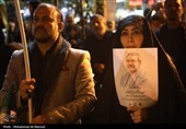 مراسم وداع با پیکر شهید علی و مرتضی لاریجانی در قم
