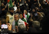 مراسم استقبال از تیم ملی فوتبال بانوان - تبریز