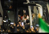 مراسم استقبال از تیم ملی فوتبال بانوان - تبریز