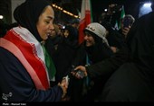 مراسم استقبال از تیم ملی فوتبال بانوان - تبریز