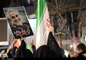 خروش بی‌پایان مردم گرگان در خونخواهی رهبر شهید