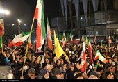 خروش بی‌پایان مردم گرگان در خونخواهی رهبر شهید