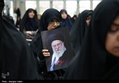 مراسم بیعت بانوان بجنورد با رهبر انقلاب آیت الله سید محتبی خامنه‌ای