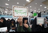 مراسم بیعت بانوان بجنورد با رهبر انقلاب آیت الله سید محتبی خامنه‌ای