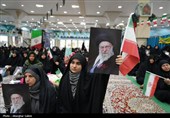 مراسم بیعت بانوان بجنورد با رهبر انقلاب آیت الله سید محتبی خامنه‌ای