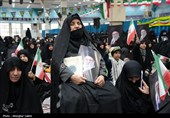 مراسم بیعت بانوان بجنورد با رهبر انقلاب آیت الله سید محتبی خامنه‌ای