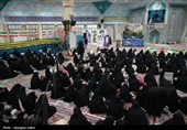مراسم بیعت بانوان بجنورد با رهبر انقلاب آیت الله سید محتبی خامنه‌ای