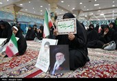 مراسم بیعت بانوان بجنورد با رهبر انقلاب آیت الله سید محتبی خامنه‌ای