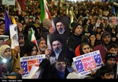 آیین وداع با پیکر شهید امیر آیین لنگری در بجنورد