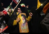 آیین وداع با پیکر شهید امیر آیین لنگری در بجنورد