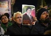 آیین وداع با پیکر شهید امیر آیین لنگری در بجنورد