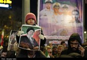 آیین وداع با پیکر شهید امیر آیین لنگری در بجنورد