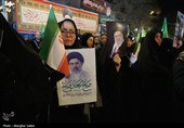 آیین وداع با پیکر شهید امیر آیین لنگری در بجنورد