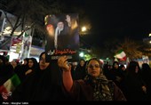 آیین وداع با پیکر شهید امیر آیین لنگری در بجنورد