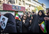 تشییع پیکر شهدای  ناوشکن دنا در شیراز