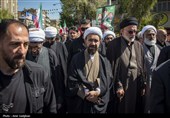 تشییع پیکر شهدای  ناوشکن دنا در شیراز