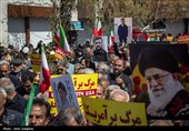 تشییع پیکر شهدای  ناوشکن دنا در شیراز
