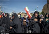 تشییع پیکر شهدای  ناوشکن دنا در شیراز