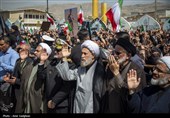 تشییع پیکر شهدای  ناوشکن دنا در شیراز