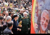 تشییع  پیکر سردار سرلشکر شهید غلامرضا سلیمانی در شهرکرد
