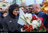 استقبال از تیم ملی فوتبال بانوان - زنجان
