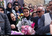 استقبال از تیم ملی فوتبال بانوان - زنجان