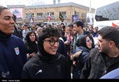 استقبال از تیم ملی فوتبال بانوان - زنجان