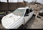 آثار تجاوز آمریکایی صهیونیستی به مجتمع فرهنگی آموزشی در همدان