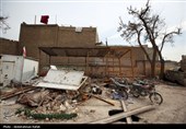 آثار تجاوز آمریکایی صهیونیستی به مجتمع فرهنگی آموزشی در همدان