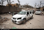 آثار تجاوز آمریکایی صهیونیستی به مجتمع فرهنگی آموزشی در همدان