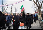 تشییع پیکر 12 شهید حملات آمریکایی صهیونی در تبریز