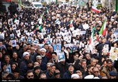 تشییع پیکر 12 شهید حملات آمریکایی صهیونی در تبریز
