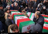 تشییع پیکر 12 شهید حملات آمریکایی صهیونی در تبریز