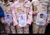 تشییع پیکر 12 شهید حملات آمریکایی صهیونی در تبریز