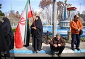تشییع پیکر 12 شهید حملات آمریکایی صهیونی در تبریز