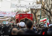 تشییع پیکر 12 شهید حملات آمریکایی صهیونی در تبریز