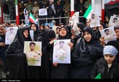 تشییع پیکر 12 شهید حملات آمریکایی صهیونی در تبریز