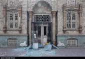 خسارت به کاخ سعدآباد در حمله هوایی رژیم آمریکایی - صهیونی