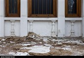 خسارت به کاخ سعدآباد در حمله هوایی رژیم آمریکایی - صهیونی