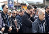 پیکر مطهر شهید ناوشکن دنا بر دستان مردم دیوشل تشییع شد