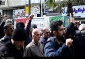 پیکر مطهر شهید ناوشکن دنا بر دستان مردم دیوشل تشییع شد