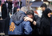 پیکر مطهر شهید ناوشکن دنا بر دستان مردم دیوشل تشییع شد