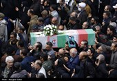 تشییع پیکر شهدای ناوشکن دنا در بجنورد