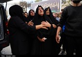 تشییع پیکر شهدای ناوشکن دنا در بجنورد
