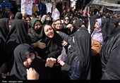 تشییع پیکر شهدای ناوشکن دنا در بجنورد