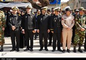 تشییع پیکر شهدای ناوشکن دنا در بجنورد
